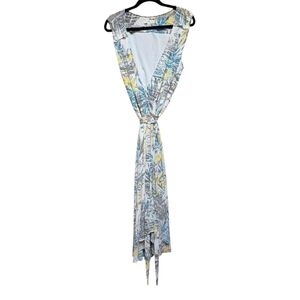 H By Halston Sleevless Wrap Dress